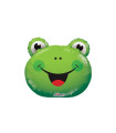 Mylar Frog Head MiniShape w14" pack 5pcs