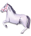 Mylar White Horse SuperShape w42" 1pc