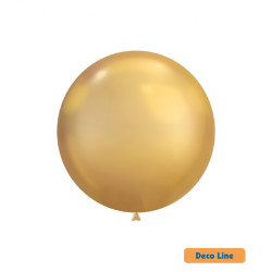 18" Cromato Shiny Light Gold 18kt Rocca Decorator Line Latex Balloons bag of 20pcs