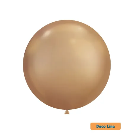 18" Cromato Shiny Gold 24kt Rocca Decorator Line Latex Balloons bag of 20pcs