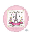 Mylar Oui Oui Paris Round SuperShape 28" 1pc