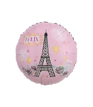 Mylar Oui Oui Paris Round 18" 1pc