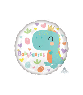 Mylar Babysaurus Round 18" 1pc