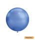 18" Cromato Shiny Blue 263 Rocca Decorator Line Latex Balloons bag of 20pcs