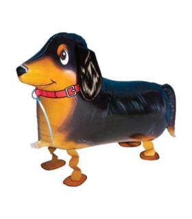Mylar Dachshund Pet Walker w28" 1pc