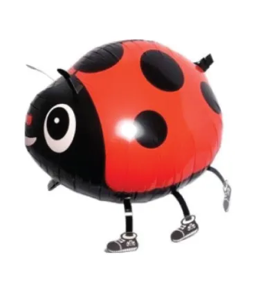 Mylar Ladybug Pet Walker w22" 1pc