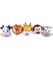 Mylar Festoon Animals with Straw Ribbons w42" 1pc