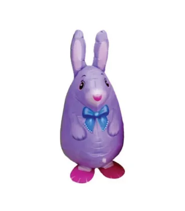 Mylar Rabbit Lavender Pet Walker h24" 1pc