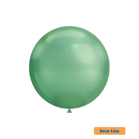 18" Cromato Shiny Green 262 Rocca Decorator Line Latex Balloons bag of 20pcs