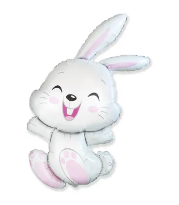 Mylar Rabbit Allegro SuperShape h44" 1pc