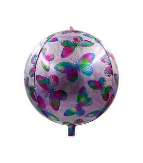 Mylar Butterflies Ball 22" 1pc