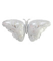 Mylar Butterfly Silver SuperShape h40" 1pc