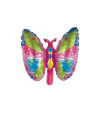 Mylar Butterfly MiniShape h12" pack 5pcs