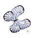 Mylar Iridescent Holographic Butterfly SuperShape h30" 1pc