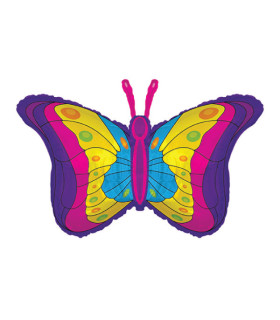 Mylar Butterfly Clear View SuperShape w36" 1pc