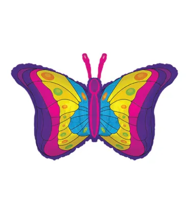 Mylar Butterfly Clear View SuperShape w36" 1pc