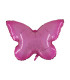 Mylar Butterfly Pink Holographic SuperShape 25" 1pc