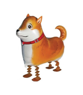 Mylar Shiba Pet Walker w24" 1pc