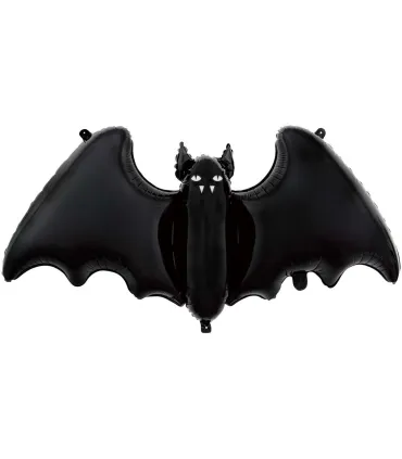 Mylar Black SuperShape Bat 1pc