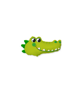 Mylar Crocodile Head MiniShape w12" pack 5pcs