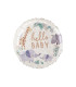 Mylar Hello Baby Jungle Round 18" 1pc
