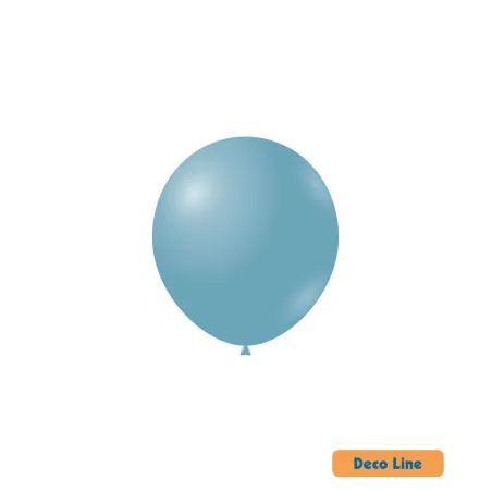 5" Steel Blue 254 Rocca Decorator Line Latex Balloons bag of 100pcs