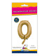 14" Number 0 Gold bag of 1pc