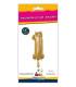 14" Number 1 Gold bag of 1pc