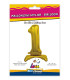 30" Standing Number 1 Gold bag of 1pc