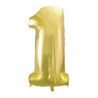 40" Number 1 Champagne bag of 1pc