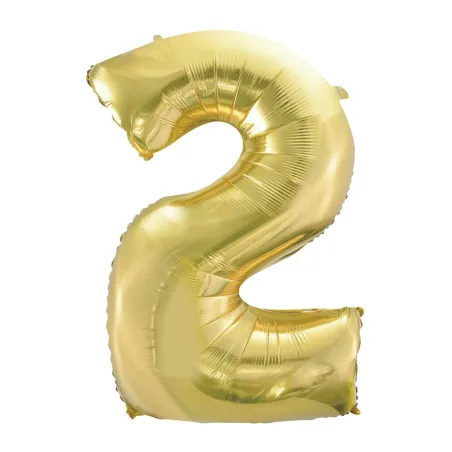 40" Number 2 Champagne bag of 1pc