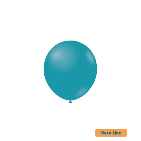 5" Turquoise 222 Rocca Decorator Line Latex Balloons bag of 100pcs