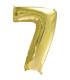40" Number 7 Champagne bag of 1pc