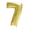 40" Number 7 Champagne bag of 1pc