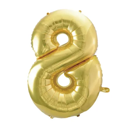40" Number 8 Champagne bag of 1pc