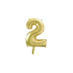 14" Number 2 Champagne bag of 1pc