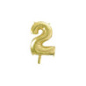 14" Number 2 Champagne bag of 1pc