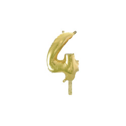 14" Number 4 Champagne bag of 1pc
