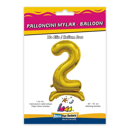 40" Number 0 Silver bag of 1pc