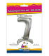 30" Standing Number 7 Silver bag of 1pc