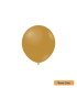 5" Mocha Brown 209 Rocca Decorator Line Latex Balloons bag of 100pcs