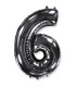 40" Number 6 Black bag of 1pc