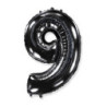 40" Number 9 Black bag of 1pc