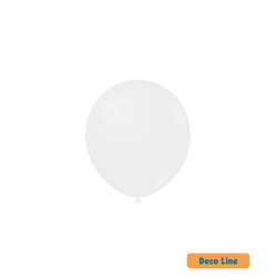 5" White 200 Rocca Decorator Line Latex Balloons bag of 100pcs