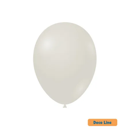 12" Dusty White 264 Rocca Decorator Line Latex Balloons bag of 50pcs