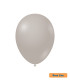 12" Oyster Grey 246 Rocca Decorator Line Latex Balloons bag of 50pcs