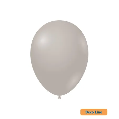 12" Oyster Grey 246 Rocca Decorator Line Latex Balloons bag of 50pcs