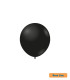 5" Onyx Black 214 Rocca Decorator Line Latex Balloons bag of 100pcs