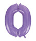 40" Number 0 Lilac bag of 1pc