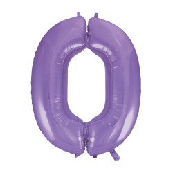 40" Number 0 Lilac bag of 1pc